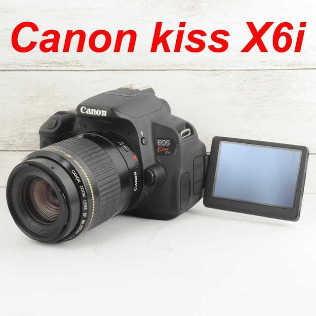 ✨スマホに転送♪初心者オススメ✨Canon Kiss X6i⭐️高画質・自撮り ✨スマホに転送♪初心者オススメ✨Canon Kiss X6i⭐️高画質・自撮り
