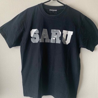 サンタスティック(SANTASTIC!)のSANTASTIC SARUゴリラロゴTシャツ　ブラック　M(Tシャツ/カットソー(半袖/袖なし))