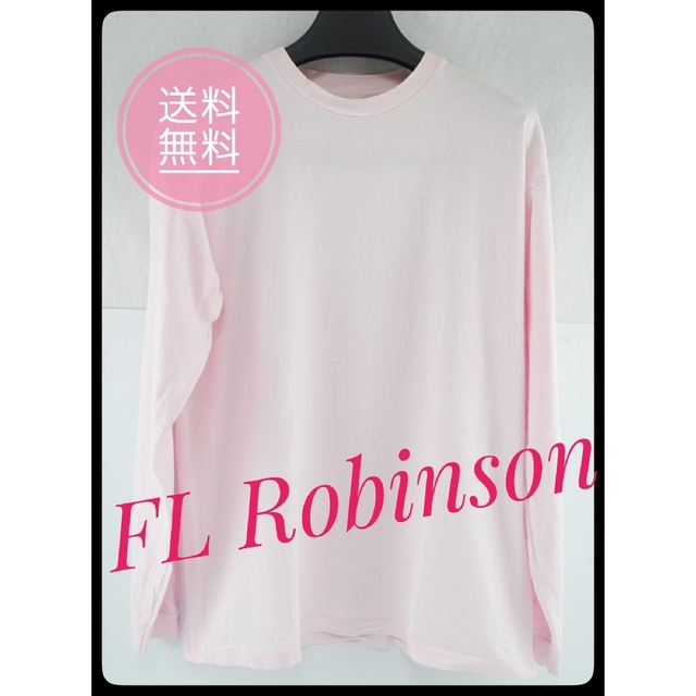 FL Robinson/エフエルロビンソン Tシャツ ピンク アメリカ製 L メンズのトップス(Tシャツ/カットソー(七分/長袖))の商品写真