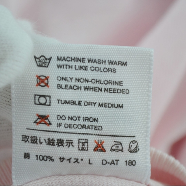 FL Robinson/エフエルロビンソン Tシャツ ピンク アメリカ製 L メンズのトップス(Tシャツ/カットソー(七分/長袖))の商品写真
