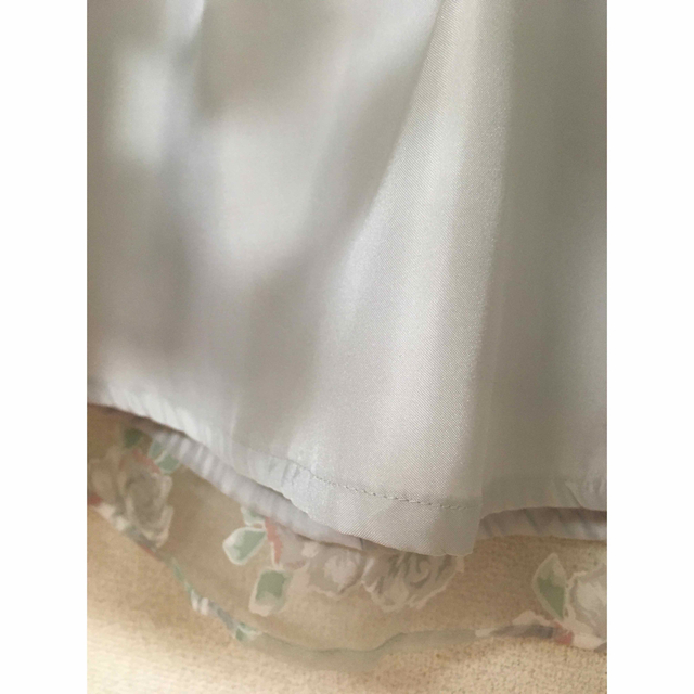 ♡ 花柄 オーガンジー スカート ♡ レディースのスカート(ひざ丈スカート)の商品写真
