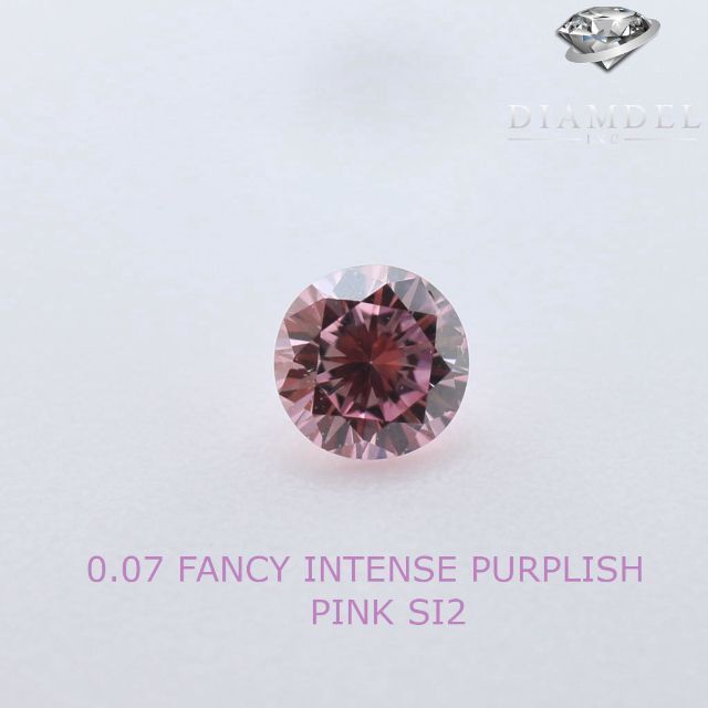 ピンクダイヤモンドルース/F.V.PURPLISH PINK/0.031 ct.