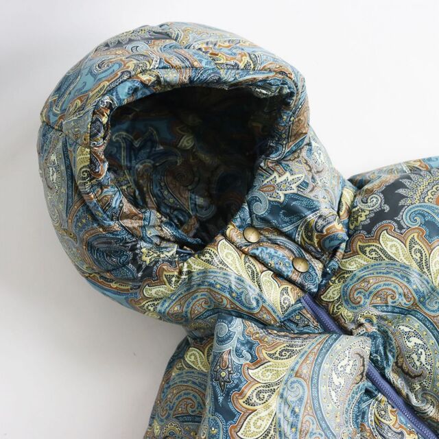 ETRO - 極美品○2021年製 ETRO エトロ ペイズリー柄 フーデッドダウン