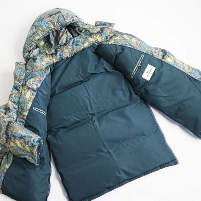 ETRO - 極美品○2021年製 ETRO エトロ ペイズリー柄 フーデッドダウン