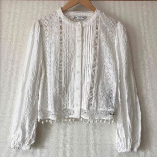 ザラ(ZARA)のZARA レースブラウス(シャツ/ブラウス(長袖/七分))