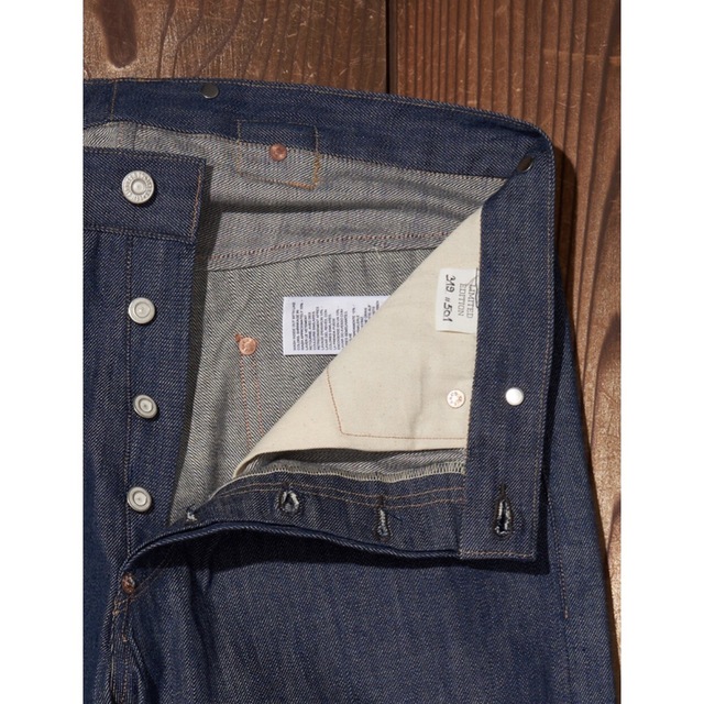 珍しい 新品 W34 L34世界501本限定LEVI 世界501本限定LEVI'S W34 WHITE
