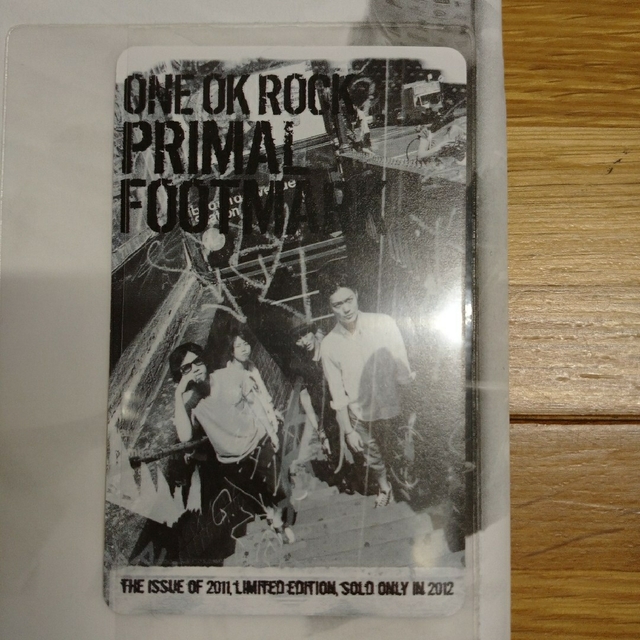 【送料込】ONE OK ROCK PRIMAL FOOTMARK 2012 #1