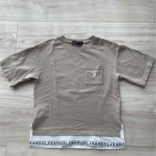 カンゴール(KANGOL)のKANGOL カンゴール　ベージュ　Tシャツ　140 キッズ　(Tシャツ/カットソー)