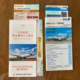 株主優待券　JAL／ANA 各1枚(その他)