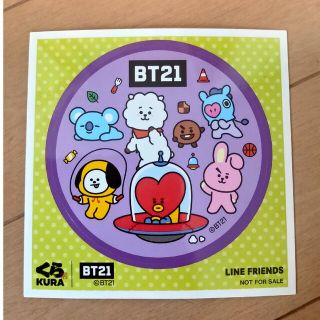 BT21 くら寿司　シール　ステッカー　BTS(しおり/ステッカー)