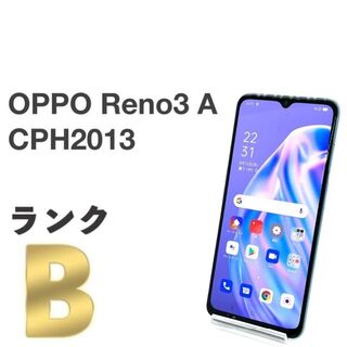 オッポ(OPPO)の液晶美品 OPPO Reno3 A CPH2013 ホワイト SIMフリー ⑪(スマートフォン本体)