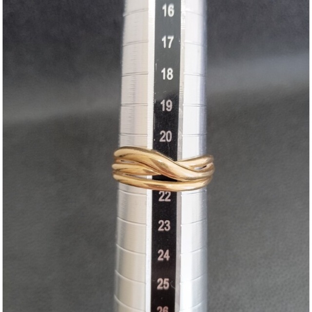 (E5-50) K18 リング 指輪 ゴールド 18金 メンズ 21号 22号 メンズのアクセサリー(リング(指輪))の商品写真
