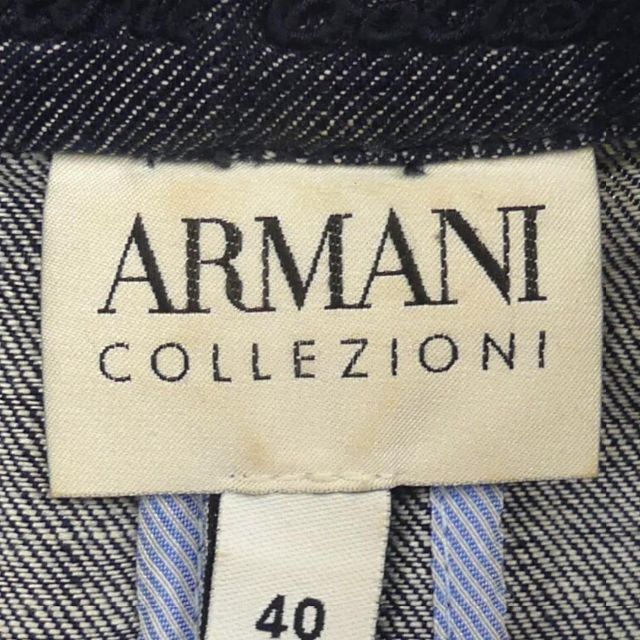 ARMANI COLLEZIONI(アルマーニ コレツィオーニ)のデニムジャケット ブルゾン ARMANI アルマーニ メンズ SJ1611 メンズのジャケット/アウター(ブルゾン)の商品写真