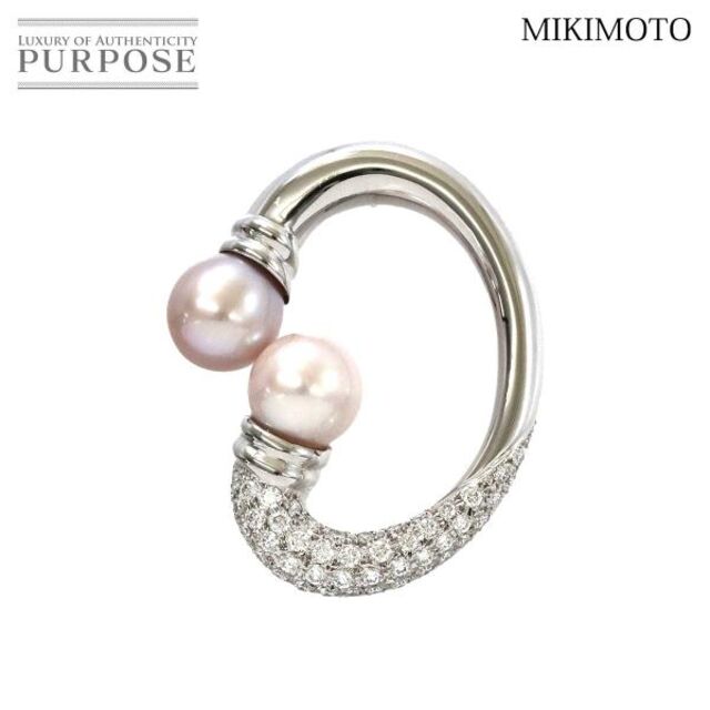 2022春の新作 0.65ct ダイヤ 8.4-8.7mm 淡水真珠 MIKIMOTO ミキモト