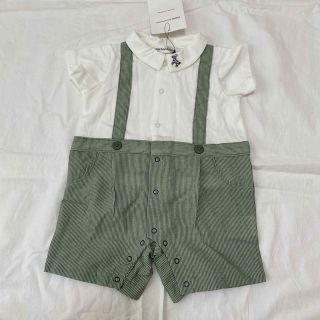 ベベ(BeBe)のBeBe べべ男の子ジャンプスーツ70センチ(カバーオール)