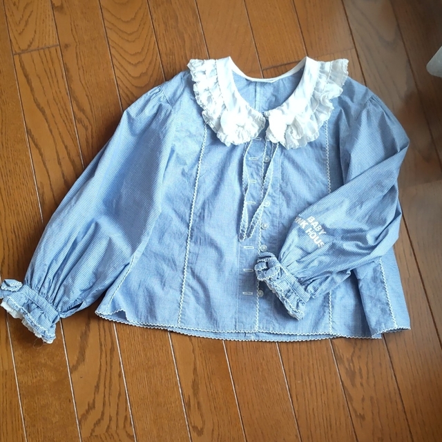 PINK HOUSE(ピンクハウス)のベビーピンクハウス　ブラウスM キッズ/ベビー/マタニティのキッズ服女の子用(90cm~)(ブラウス)の商品写真