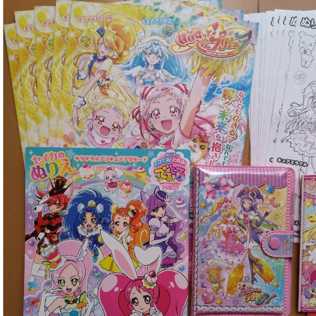 SUNSTAR(サンスター)のプリキュア　メモ　ぬりえ　シール　ダイアリー　まとめ売り　プリンセスプリキュア エンタメ/ホビーのおもちゃ/ぬいぐるみ(キャラクターグッズ)の商品写真