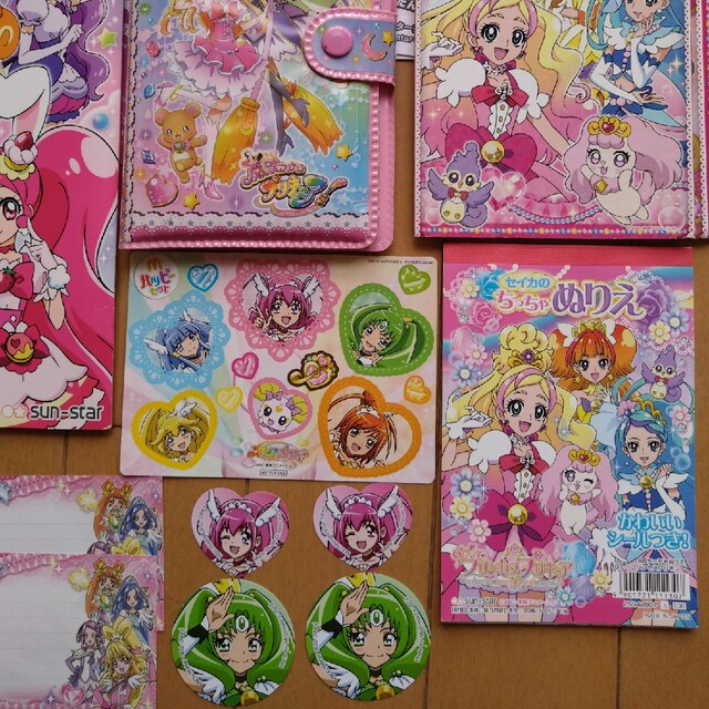 SUNSTAR(サンスター)のプリキュア　メモ　ぬりえ　シール　ダイアリー　まとめ売り　プリンセスプリキュア エンタメ/ホビーのおもちゃ/ぬいぐるみ(キャラクターグッズ)の商品写真