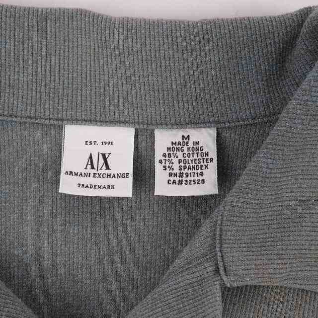 ARMANI EXCHANGE - アルマーニエクスチェンジ 半袖ポロシャツ 無地