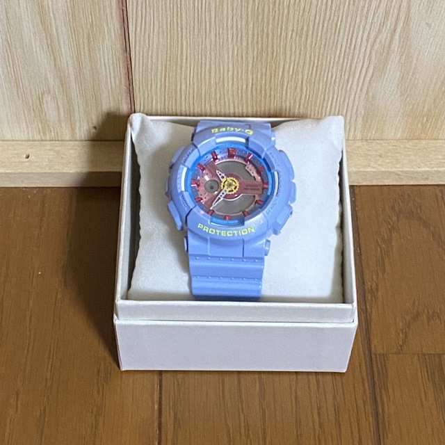 BABY-G くすみブルー レディースのファッション小物(腕時計)の商品写真