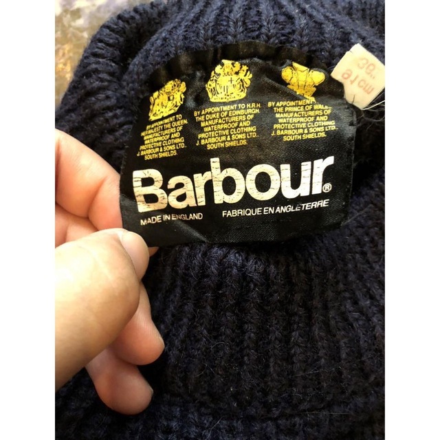 Barbour(バーブァー)の バブアー　BARBOUR ニットセーター ウール ビンテージ wool メンズのトップス(ニット/セーター)の商品写真