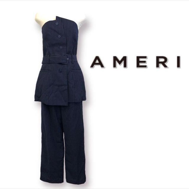 Ameri VINTAGE(アメリヴィンテージ)のAMERI アメリ AMERI UNDコルセット セットストレートパンツ M レディースのフォーマル/ドレス(スーツ)の商品写真