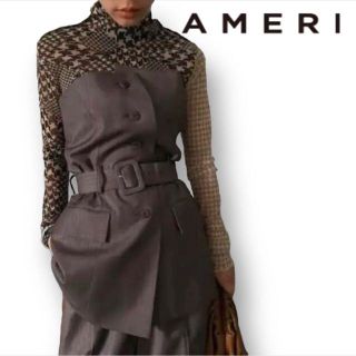 アメリヴィンテージ(Ameri VINTAGE)のAMERI アメリ AMERI UNDコルセット セットストレートパンツ M(スーツ)