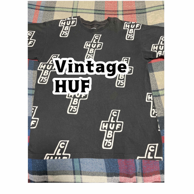【激レア】90s old vintage HUF Tshirt 美品