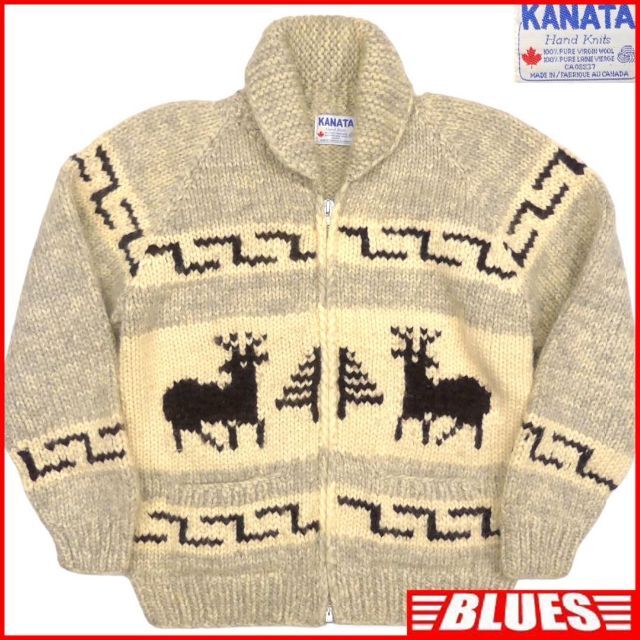 カウチン セーター kanata ニット XXXL カナダ製 カナタ JJ351