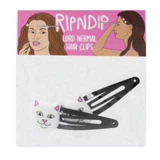 リップンディップ(RIPNDIP)のRIPNDIP Nermal ヘアクリップ 新品(ヘアピン)