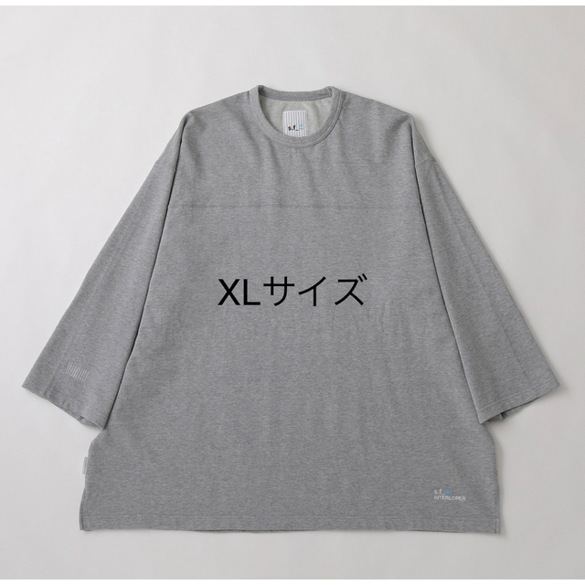 Tシャツ/カットソー(七分/長袖)S.F.C x eye_C FOOTBALL TEE GREY XL