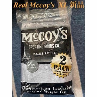 ザリアルマッコイズ(THE REAL McCOY'S)のReal Mccoy's 無地Tシャツ XL 新品未使用(Tシャツ/カットソー(半袖/袖なし))