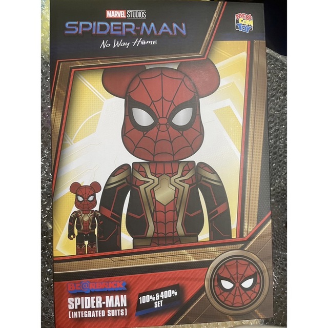 新品　BE@RBRICK SPIDER-MAN INTEGRATED SUITのサムネイル