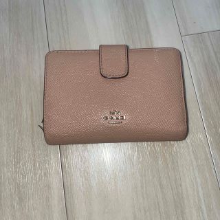 コーチ(COACH)のcoach 二つ折り財布　ベージュ(財布)