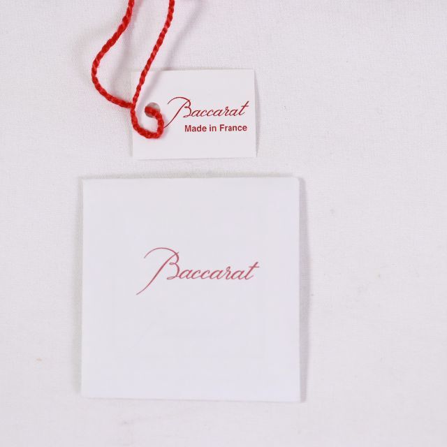 Baccarat(バカラ)のバカラ　Baccarat クリスタルハートペンダントネックレス　タグ付　未使用 レディースのアクセサリー(ネックレス)の商品写真
