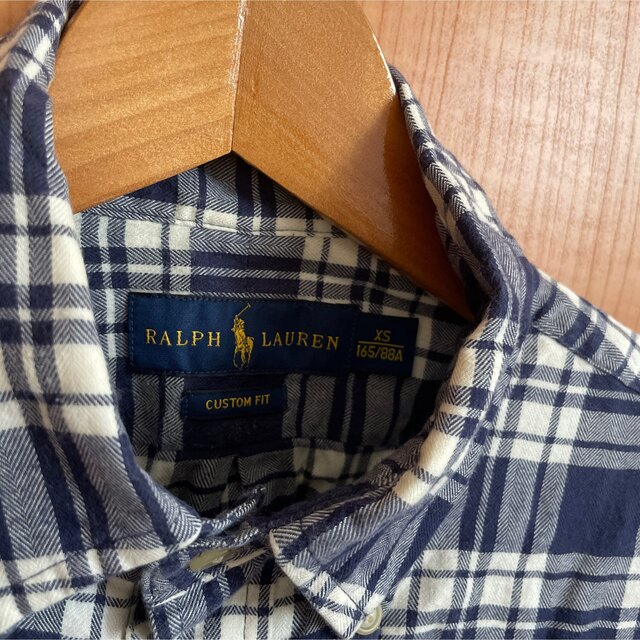 ラルフローレン　シャツ　長袖シャツ　XS メンズのトップス(シャツ)の商品写真