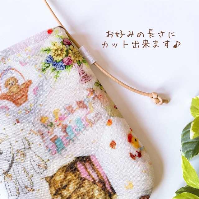 franche lippee(フランシュリッペ)のyukiemon☆スマホポシェット／スマホショルダー／ユキエモン ハンドメイドのファッション小物(ポーチ)の商品写真