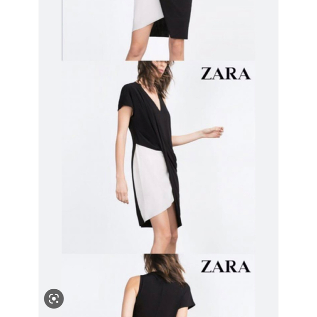 ZARA(ザラ)のZARA ワンピース　ドレス　W/Bコレクション レディースのワンピース(ミニワンピース)の商品写真