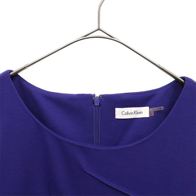 Calvin Klein - カルバンクライン ノースリーブ ワンピース 4 パープル