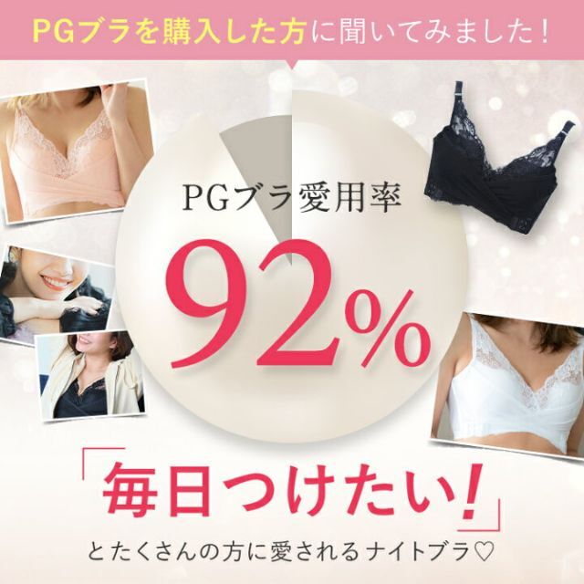 正規輸入元 - 【新品未開封】PG-Bra ナイトブラ 黒 Mサイズ - 銀座