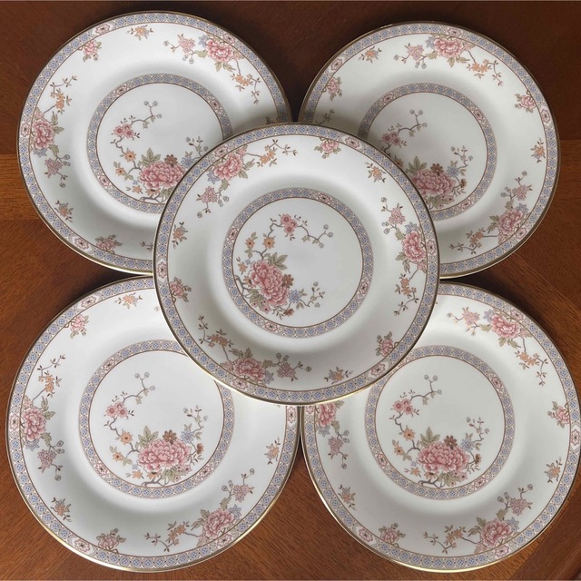 希少品】ロイヤルドルトン☆カントン☆デザート皿 5枚 希少品】ロイヤルドルトン☆カントン☆デザート皿 5枚