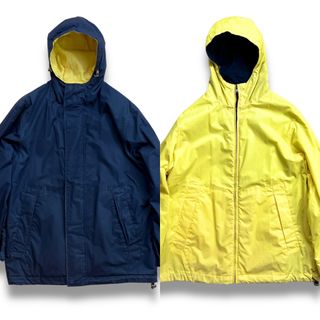 ポロラルフローレン(POLO RALPH LAUREN)の90s ポロラルフローレン ヴィンテージリバーシブルマウンテンパーカー ネイビー(マウンテンパーカー)