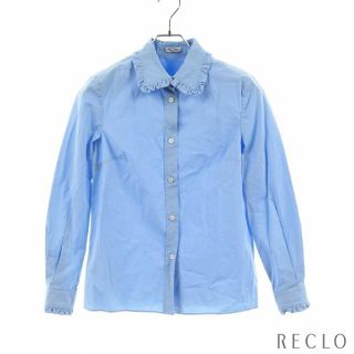 ミュウミュウ シャツ/ブラウス(レディース/長袖)(ブルー・ネイビー