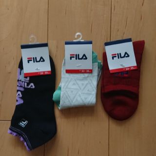 フィラ(FILA)のナイガイ製 FILA フィラ ソックス 3足組(ソックス)