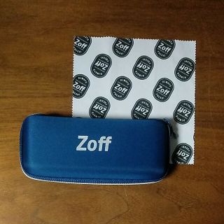 ゾフ(Zoff)の【即購入OK】新品未使用　zoff 眼鏡ケース　眼鏡拭き付き(サングラス/メガネ)