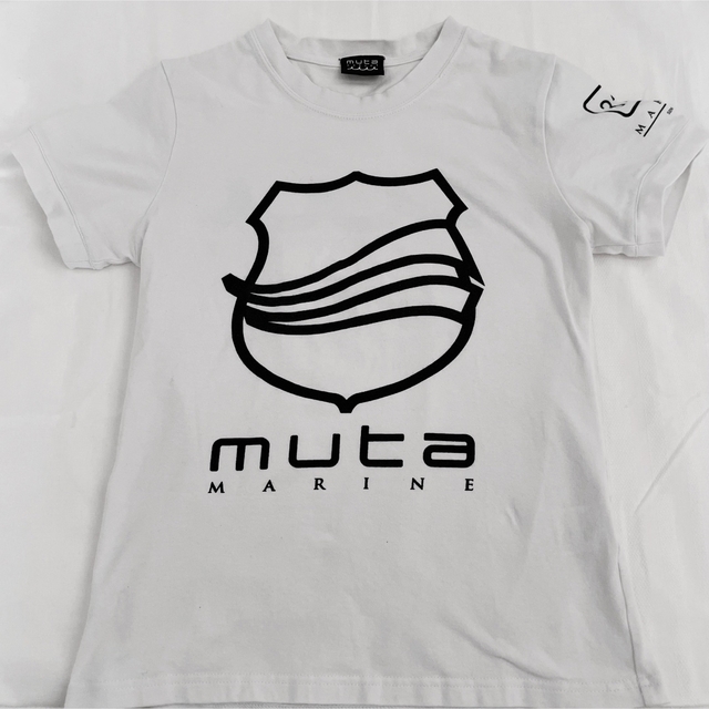 muta ムータ バックプリント 半袖Tシャツ 白S