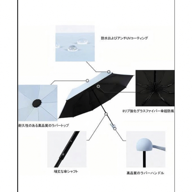 最も優遇の 折りたたみ傘 日傘 UVカット99％ 100遮光 収納 ポーチ付