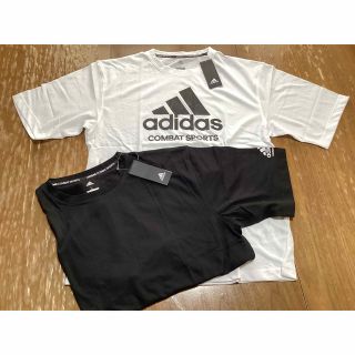 アディダス(adidas)のadidas アディダス　Tシャツ　2枚セット　新品 半袖Tシャツ  半袖(Tシャツ(半袖/袖なし))