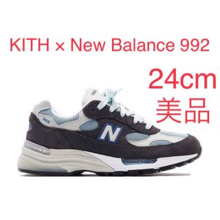ニューバランス(New Balance)の【美品】KITH New Balance 992 ニューバランス　992 24(スニーカー)