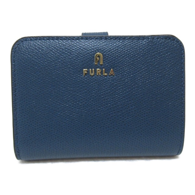 未使用品 FURLA 二つ折り財布 ピンク レザー 218